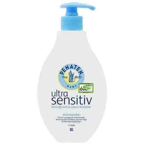 Penaten Baby Ultra Sensitiv 2in1 Liquid for washing body and hair 400ml UK
