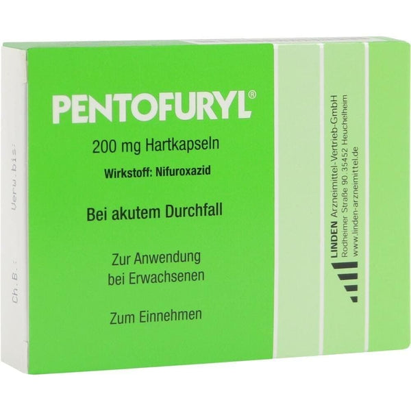 PENTOFURYL, nifuroxazide, acute diarrhea capsules UK