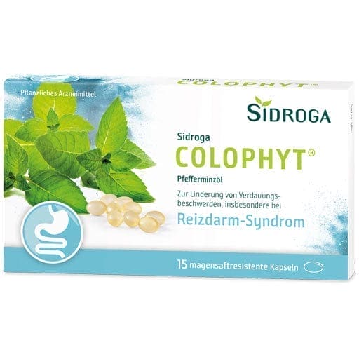 Peppermint oil, SIDROGA ColoPhyt 182 mg enteric soft capsules UK