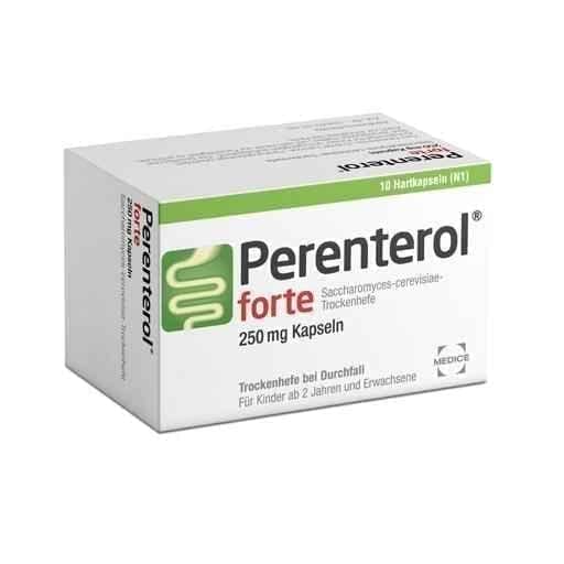 PERENTEROL forte 250 mg capsules 10 pc UK