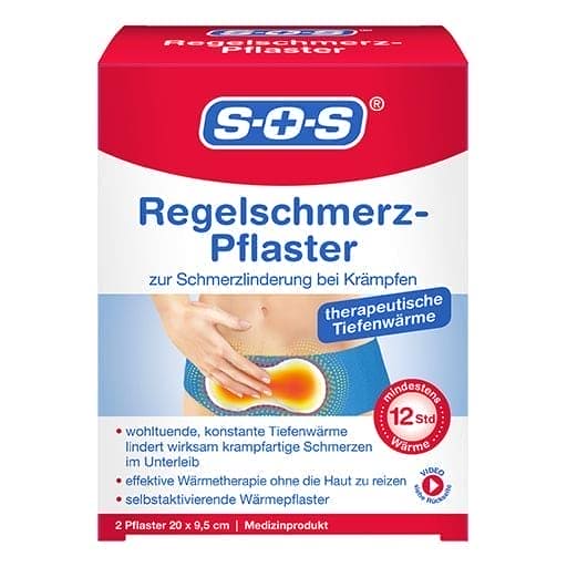 Period pain, period pain remedies, SOS Menstrual Pain patches UK