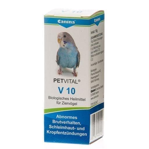 PETVITAL V 10 globules for bird UK