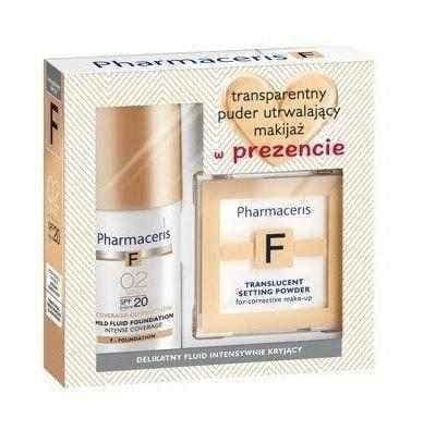 Pharmaceris F Fluid Intensive coverage set 02 + 6g transparent powder UK