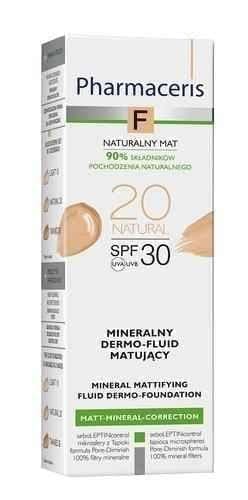 Pharmaceris F MATT-MINERAL-CORRECTION Mineral matting dermo-fluid SPF30 NATURAL 20 30ml UK