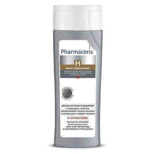 Pharmaceris H Stimutone shampoo against graying hair 250ml, grey hair treatment UK