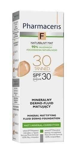 Pharmaceris MATT-MINERAL-CORRECTION Mineral matting dermo-fluid SPF30 TANNED 30 30ml UK