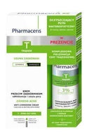 Pharmaceris T Comedo Acne cream against blackheads 40ml + Sebo-Almond-Claris 3% bacteriostatic cleansing fluid 80ml UK