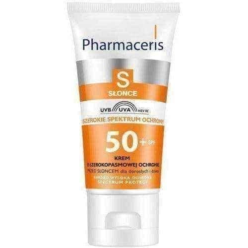 Pharmaceris UK S Spectrum Protect Cream for broadband sun protection for the face SPF50 50ml UK