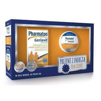 Pharmaton Vitality Capsules x 100 + nourishing cream with extracts of ginseng 50ml UK