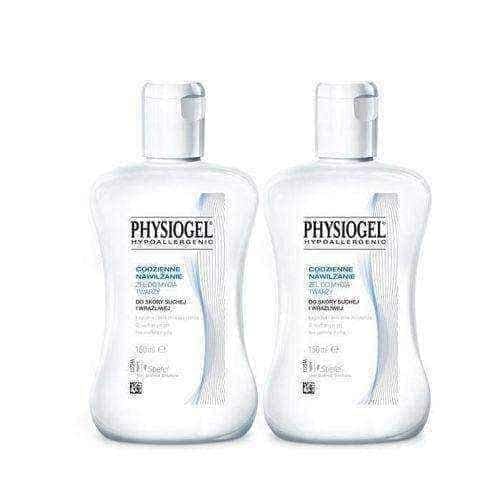 PHYSIOGEL Hypoallergenic face wash daily moisturizing 150ml + 150ml Free! UK