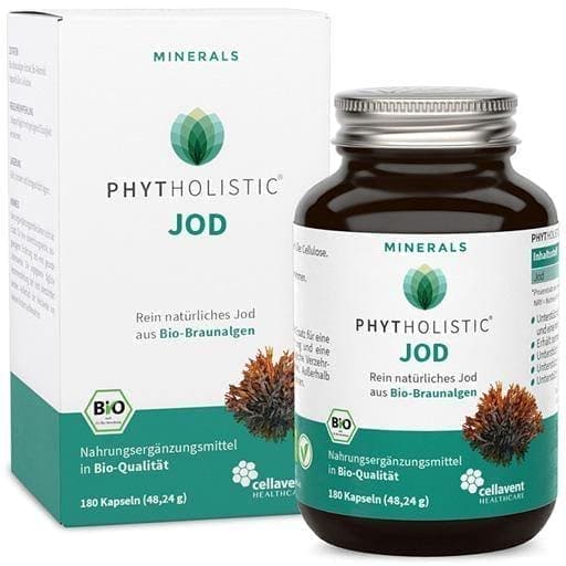 PHYTHOLISTIC iodine organic capsules 180 pcs UK