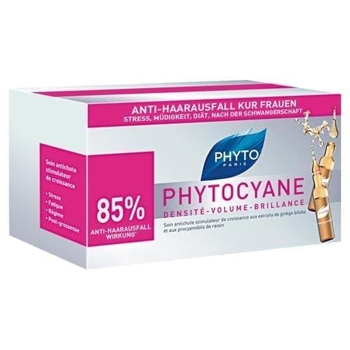 PHYTOCYANE Anti-Hair Loss Cure Ampoules, Stress, fatigue, diet, pregnancy UK