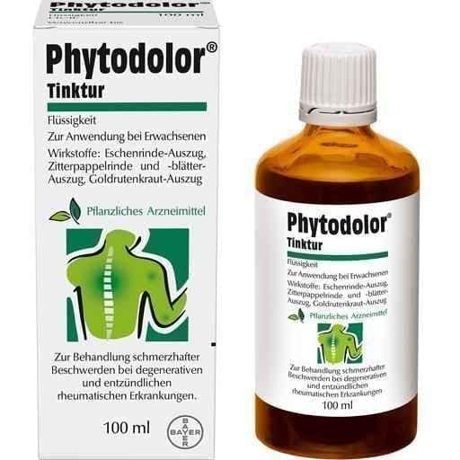 PHYTODOLOR tincture, ash bark extract, aspen bark and leaves extract, goldenrod extract UK