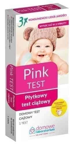 Pink platelet pregnancy test x 1 piece UK