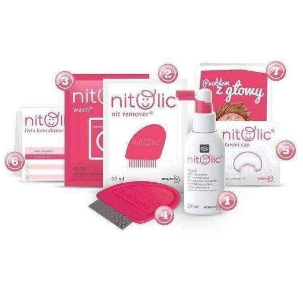 PIPI NITOLIC against head lice kit 50ml, head lice treatment UK