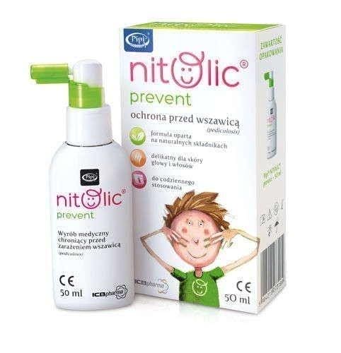Pipi Nitolic Prevent Plus spray protection against head lice 150ml UK