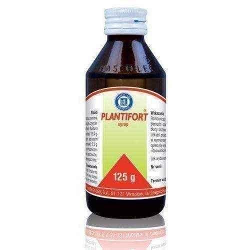 PLANTIFORT syrup 125g sore throat remedies UK