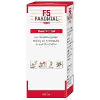 Plaque, bad breath, aphthous ulcers, PARONTAL F5 med concentrate UK