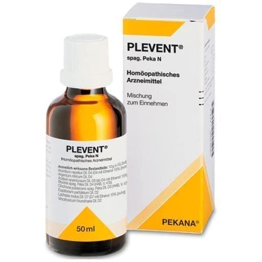 PLEVENT drops 50 ml Taraxacum officinale, Peumus boldus, Cynara scolymus UK