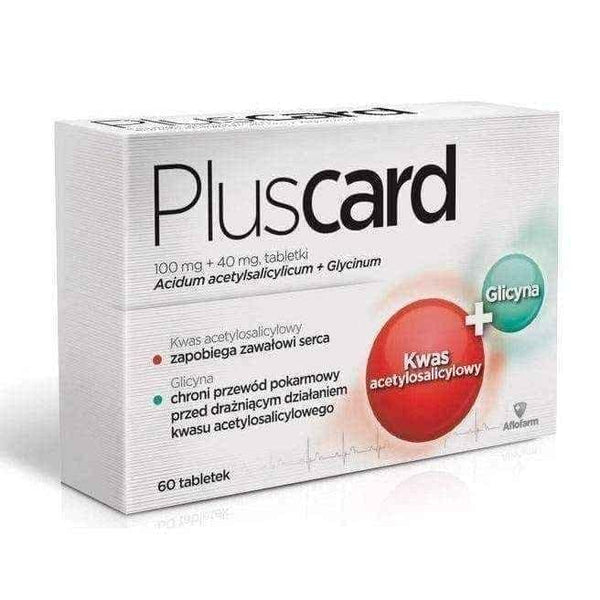 Pluscard, acetylsalicylic acid, glycine UK