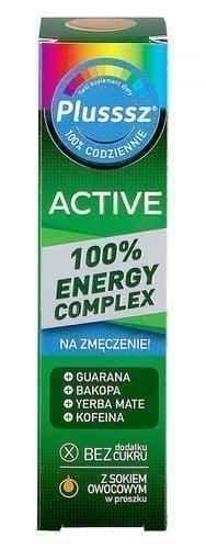 Plusssz Active 100% Energy Complex x 20 effervescent tablets UK