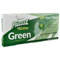 Plusssz Active Green x 12 lozenges, caffeine supplements UK