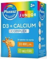 Plusssz Junior D3 + Calcium Complex x 30 lozenges UK