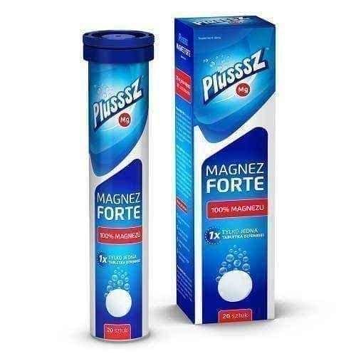 Plusssz Magnesium Forte x 20 effervescent tablets UK