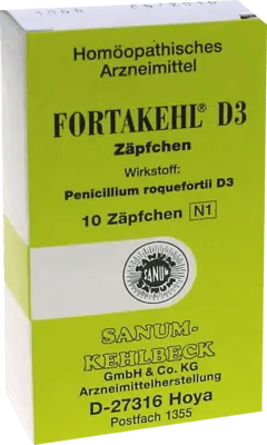 Pneumonia, scarlet fever, rheumatic fever, FORTAKEHL D 3 suppositories UK