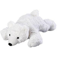 Polar bear cuddly toy, WARMIES polar bear removable UK