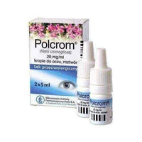 POLCROM 2% eye drops, keratitis treatment, conjunctivitis treatment UK