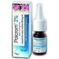 POLCROM 2% nasal spray 15ml, 3 years+, allergic reaction UK