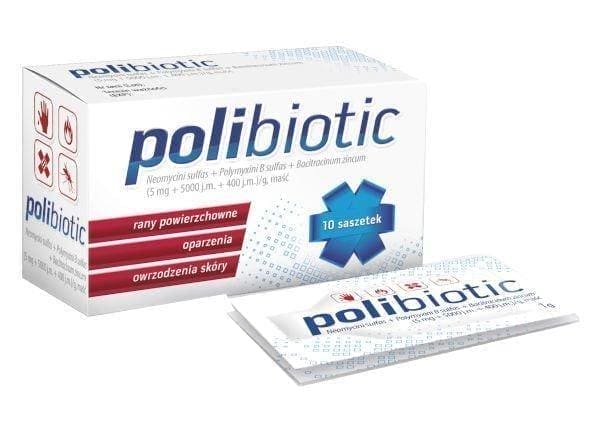 Polibiotic ointment, small wounds, burns, skin ulcers UK