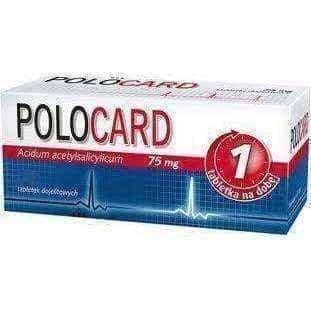Polocard 0.075 x 30 tablets, ACETYLSALICYLIC ACID UK