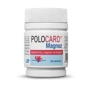 POLOCARD Magnesium 0,35g x 30 tablets UK