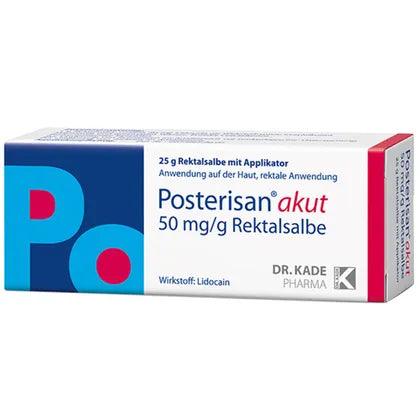 POSTERISAN acute ointment with lidocaine 25 g UK