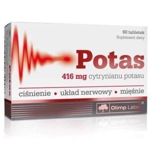 POTASSIUM - Olimp 60 tablets - BLOOD PRESSURE - NERVOUS SYSTEM - MUSCLES UK