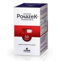 Potazek 610mg x 50 capsules, potassium supplement UK