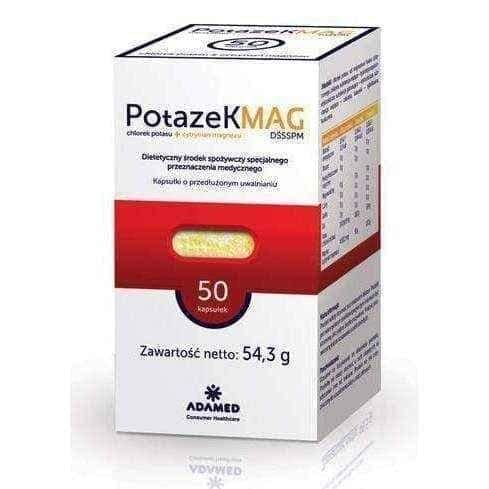 Potazek Mag x 50 capsules, magnesium supplements UK