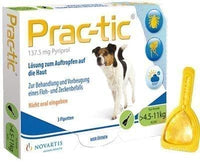 PRAC flea and tic control for small dogs 4.5-11 kg UK