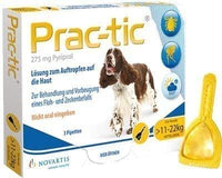 PRAC tic for medium dogs 11-22 kg single dose pip. UK