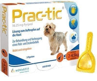 PRAC tic for very small dogs 2-4.5 kg Pyriprole UK