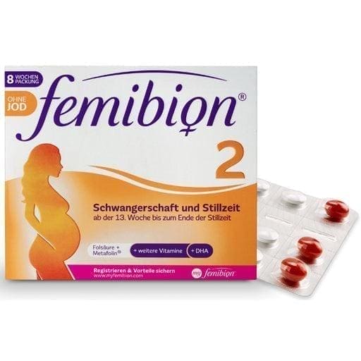 Pregnancy, FEMIBION 2 pregnancy + breastfeeding period without iodine UK