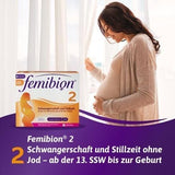 Pregnancy, FEMIBION 2 pregnancy + breastfeeding period without iodine UK