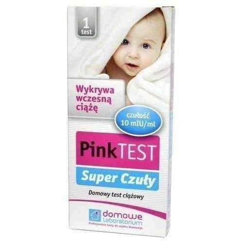 Pregnancy test at home, Pink Super Tender pregnancy test plate x 1 piece UK