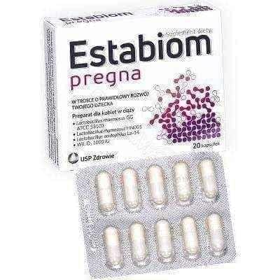 Pregnancy vitamins | Estabiom pregna x 20 capsules UK