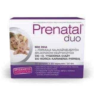 Prenatal DUO Classic x 30 pills + DHA x 60 capsules UK