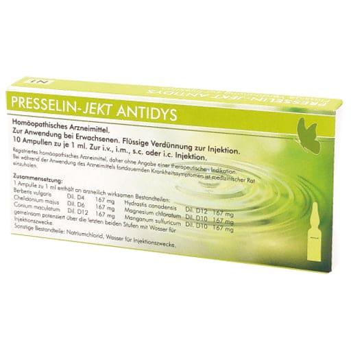 PRESSELIN-Jekt Antidys ampoules UK