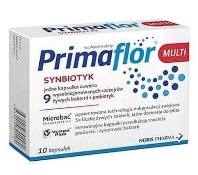 Primaflor Multi x 10 capsules Lactobacillus,Bifidobacterium, inulin UK