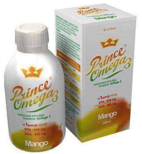 Prince Omega Tran with shark liver mango flavor 250ml UK